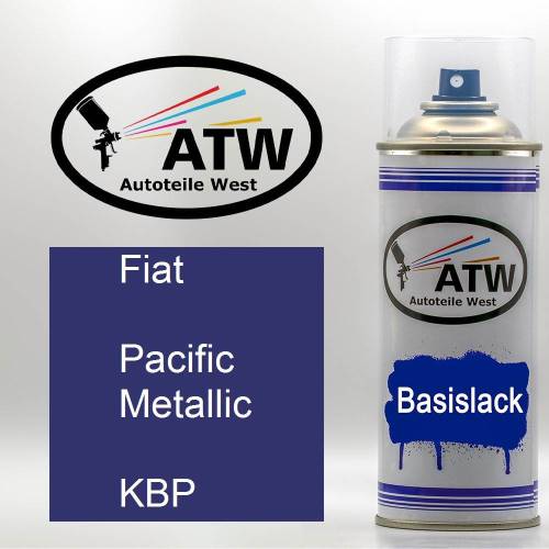 Fiat, Pacific Metallic, KBP: 400ml Sprühdose, von ATW Autoteile West.